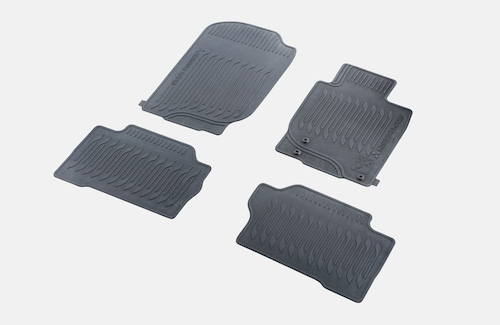 Rubber Mat Set accessory on a Mitsubishi