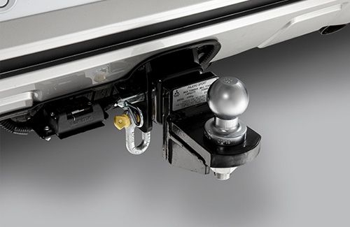 Tow Bar & Wiring accessory on a Mitsubishi