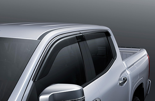 Weather Shield Set accessory on a Mitsubishi